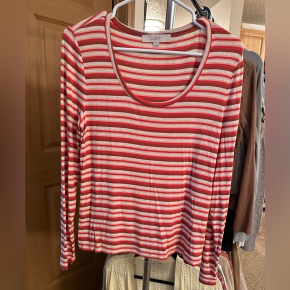Loft stripe long sleeve shirt - Picture 1 of 4